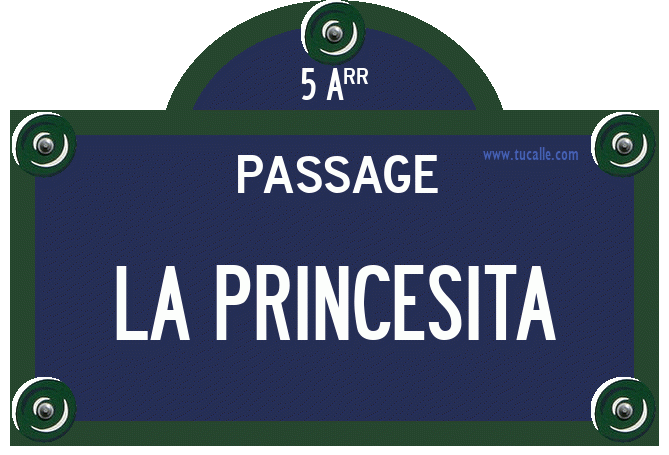 cartel_de_passage-des-La Princesita_en_paris